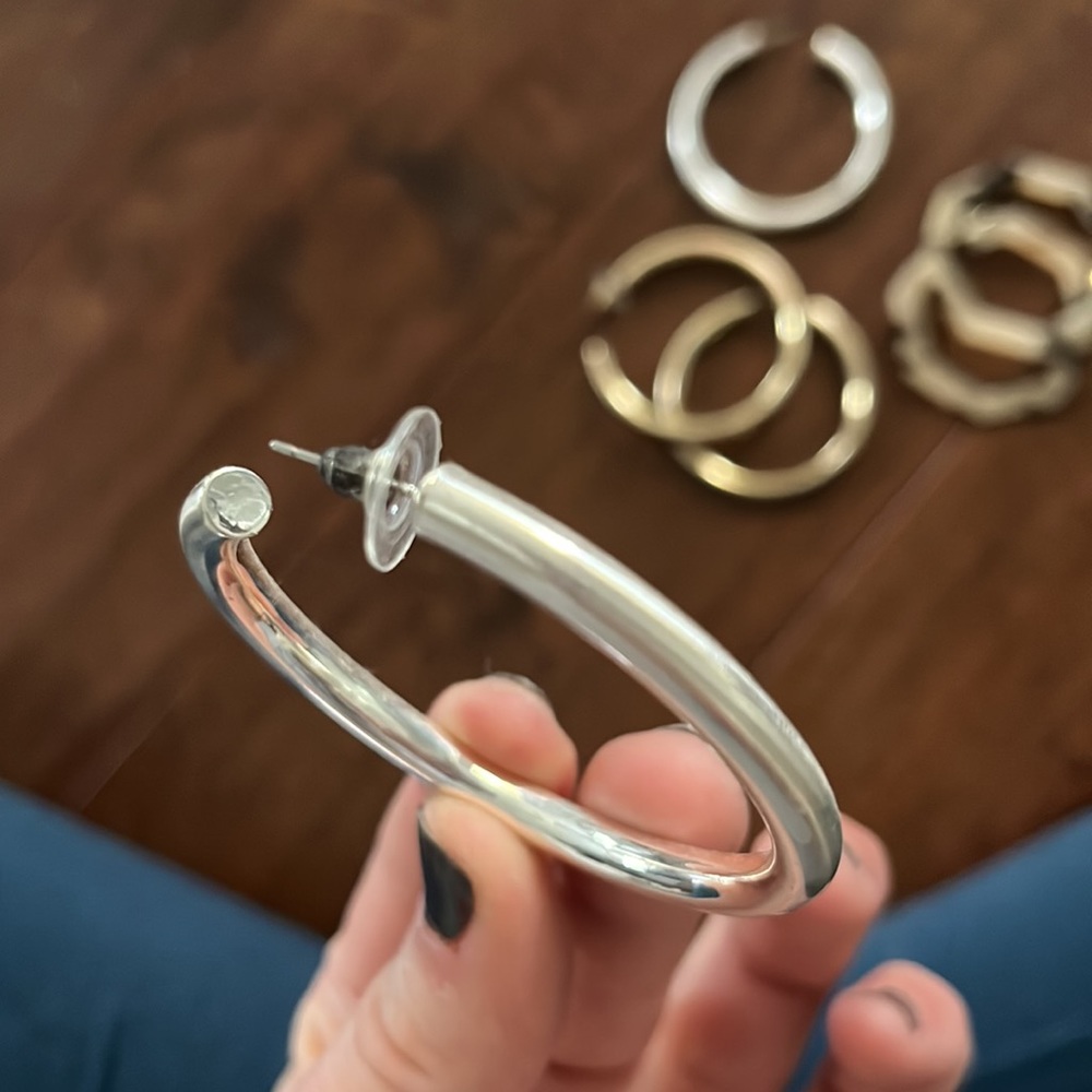 Hoop earrings - Picture 2 of 2